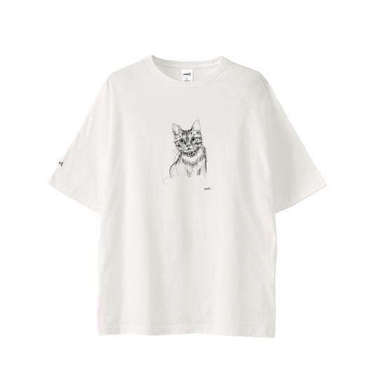 Kyu Really? Big Silhouette T-Shirt white image