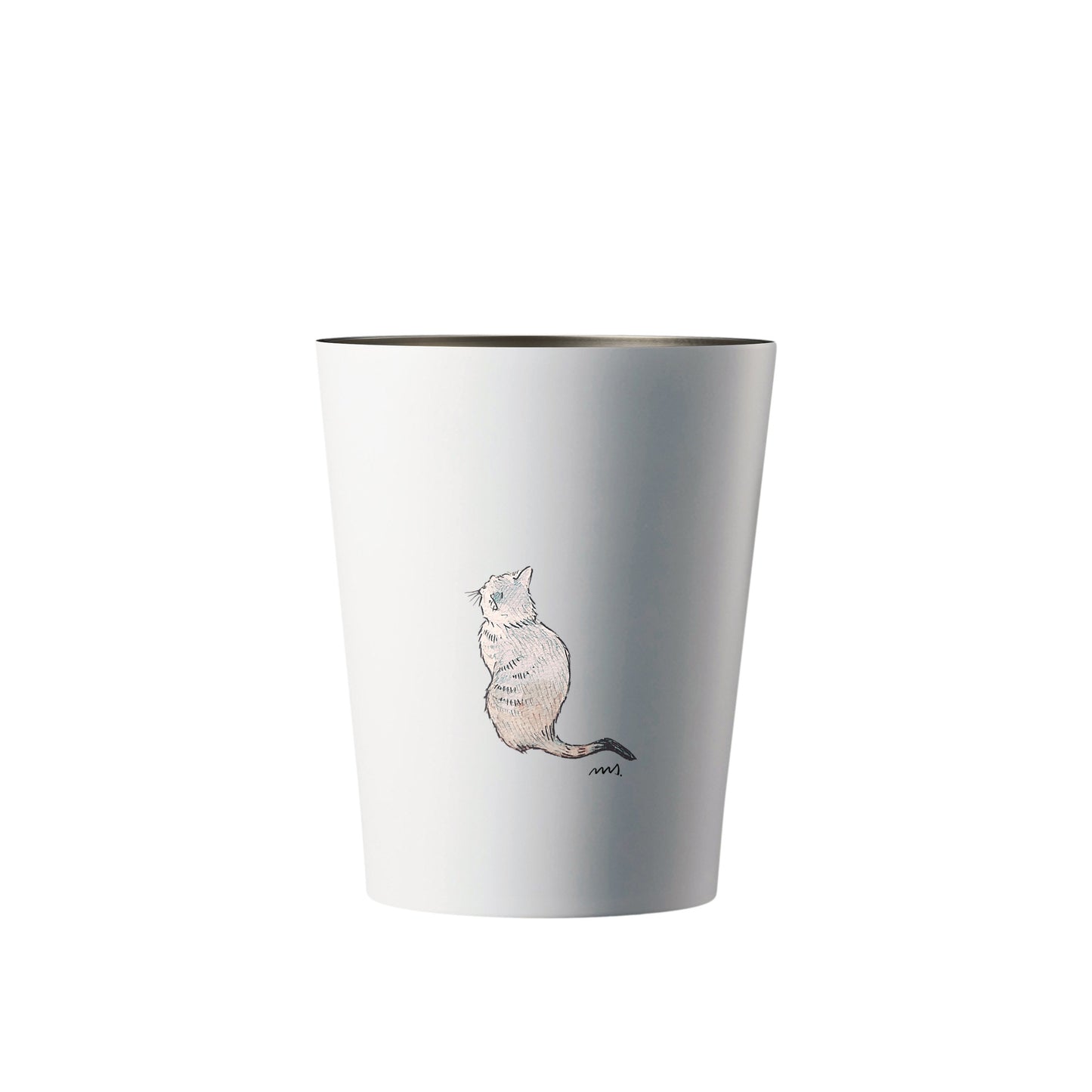 cat mug matte-white image